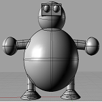 3D Modeling- Fat Robot